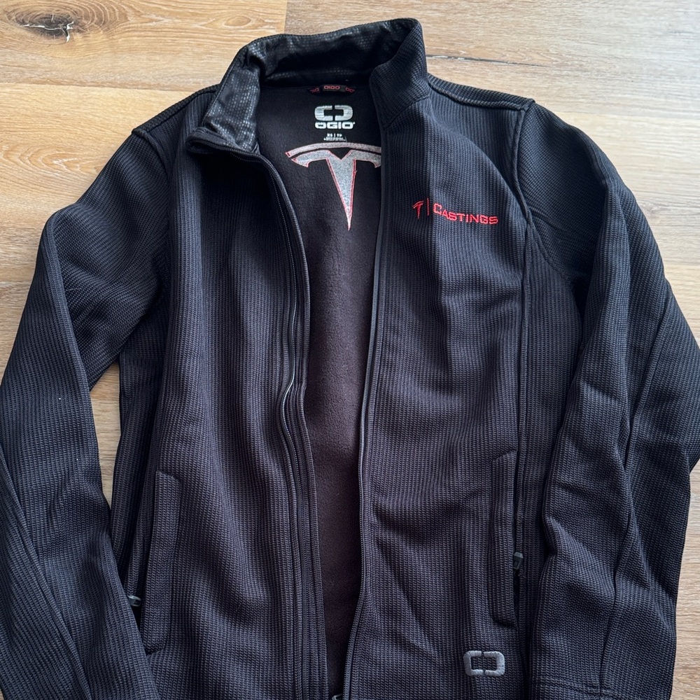 OGIO Tesla jacket Black Jacket with Red Accents